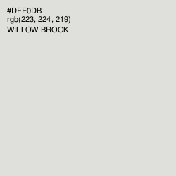 #DFE0DB - Willow Brook Color Image